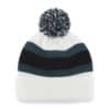 Philadelphia Eagles 47 Brand White Breakaway Cuff Knit Hat - Image 2