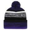 Baltimore Ravens 47 Brand Northward Black Cuff Knit Hat - Image 2