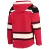 San Francisco 49ers Men's 47 Brand Red Pullover Jersey Hoodie - Image 4