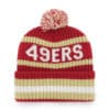 San Francisco 49ers 47 Brand Red Bering Cuff Knit Hat - Image 2