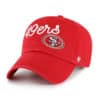 San Francisco 49ers Women's 47 Brand Millie Red Clean Up Adjustable Hat - Image 3