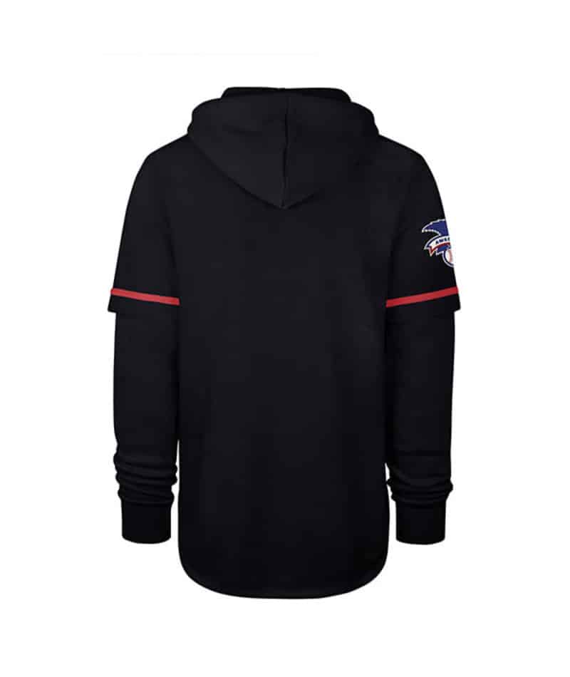 Minnesota Twins Men's 47 Brand Fall Navy Shortstop Pullover Hoodie - Image 2