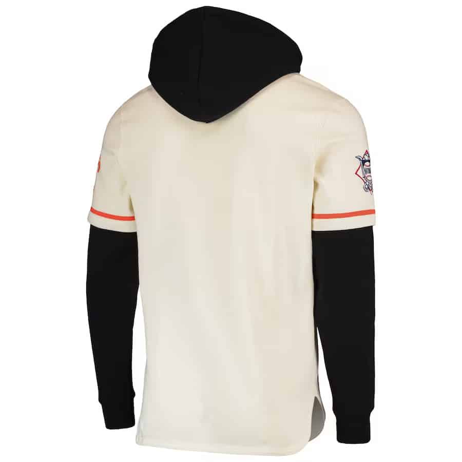 San Francisco Giants Men's 47 Brand Cooperstown Cream Shortstop Pullover Hoodie - Image 2