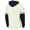 New York Yankees Men's 47 Brand Cream Cooperstown Shortstop Pullover Hoodie - Image 2