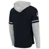 New York Yankees Men's 47 Brand Fall Navy Shortstop Pullover Hoodie - Image 3