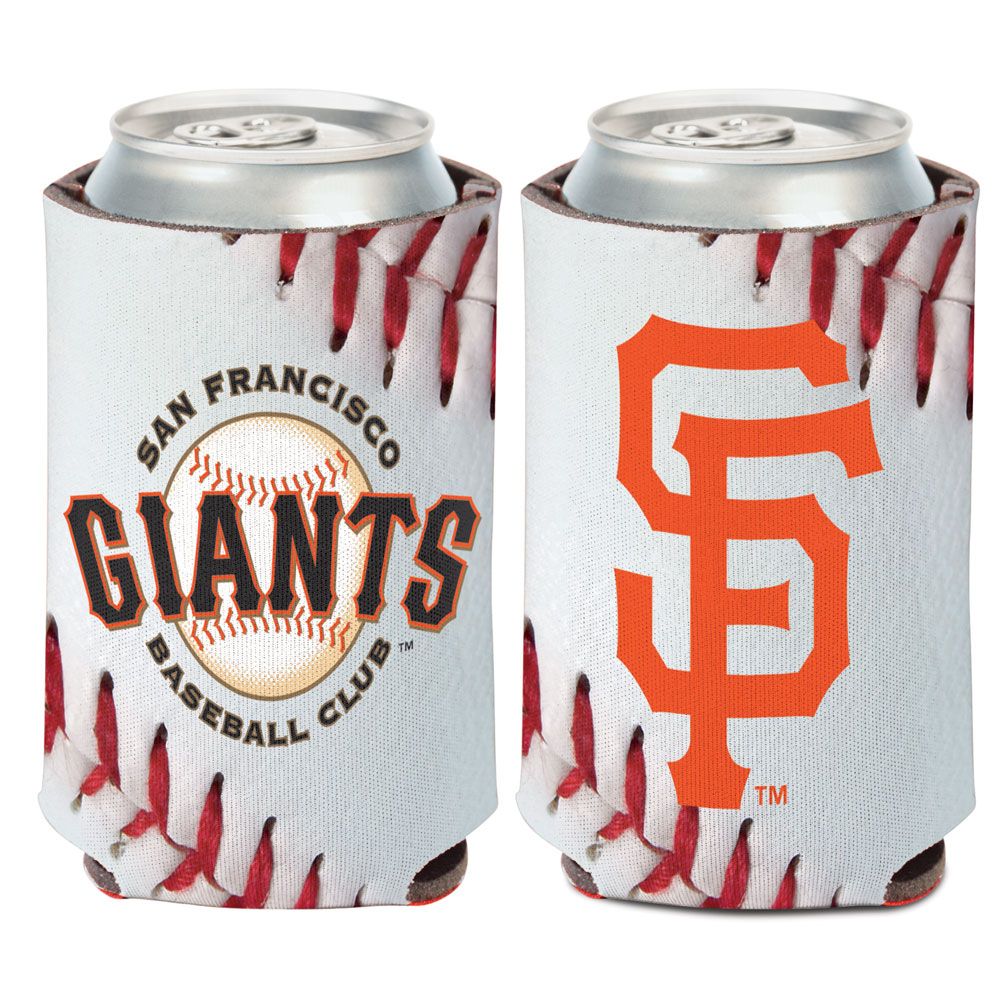 San Francisco Giants 12 oz White Ball Can Cooler Holder