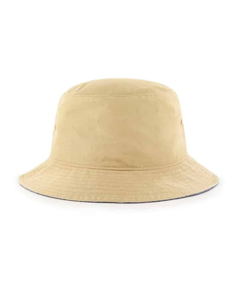Chicago Cubs 47 Brand Khaki Chambray Ballpark Bucket Hat - Image 3