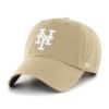 New York Mets 47 Brand Khaki Chambray Ballpark Clean Up Adjustable Hat
