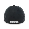 New York Rangers 47 Brand Black Franchise Fitted Hat - Image 2