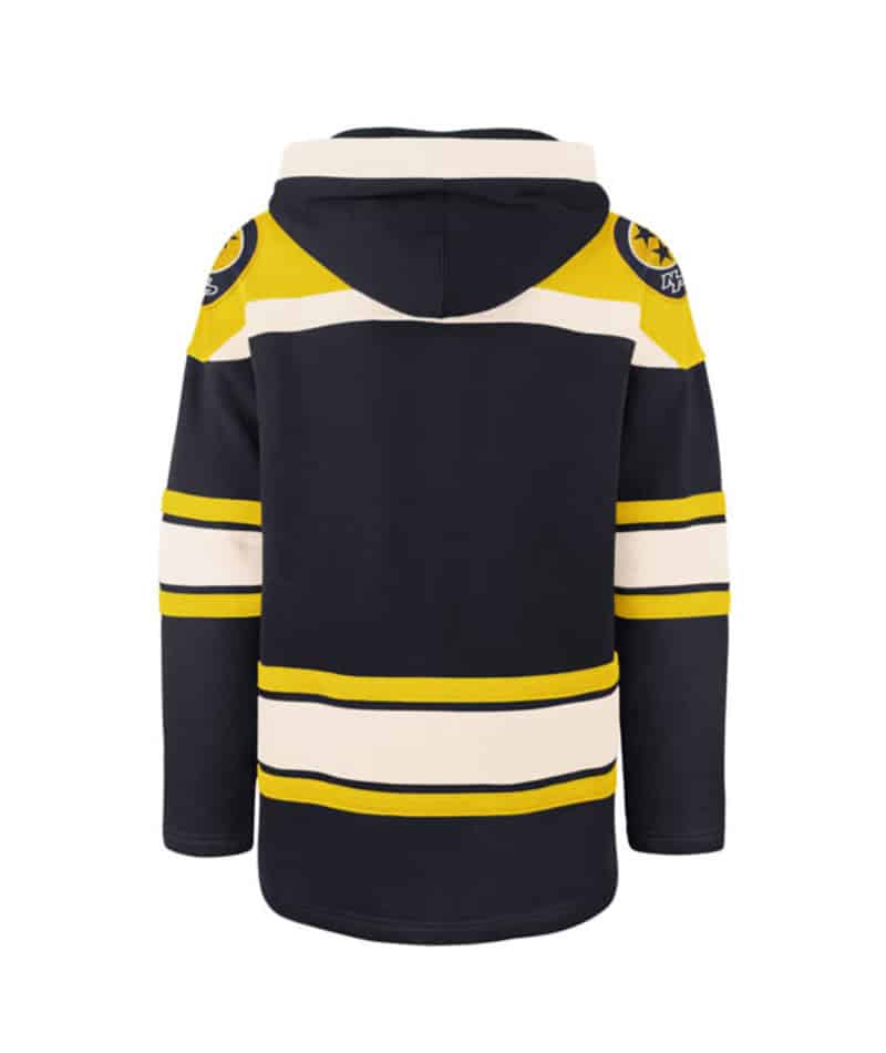 Nashville Predators Men's 47 Brand Navy Pullover Jersey Hoodie - Image 2