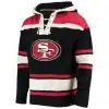 San Francisco 49ers Men's 47 Brand Black Pullover Jersey Hoodie - Image 2
