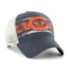Chicago Bears 47 Brand Interlude Vintage Navy MVP Mesh Snapback Hat - Image 3