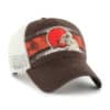 Cleveland Browns 47 Brand Interlude Vintage Brown MVP Mesh Snapback Hat - Image 3