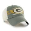 Green Bay Packers 47 Brand Interlude Vintage Green MVP Mesh Snapback Hat - Image 3