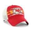 Kansas City Chiefs 47 Brand Interlude Vintage Red MVP Mesh Snapback Hat - Image 3