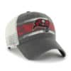 Tampa Bay Buccaneers 47 Brand Interlude Vintage Charcoal MVP Mesh Snapback Hat - Image 3