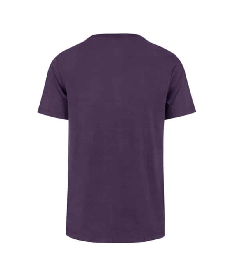 Minnesota Vikings Men's 47 Brand Franklin Vintage Purple T-Shirt Tee - Image 2
