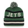 New York Jets 47 Brand Bering Vintage Green Cuff Knit Hat - Image 2