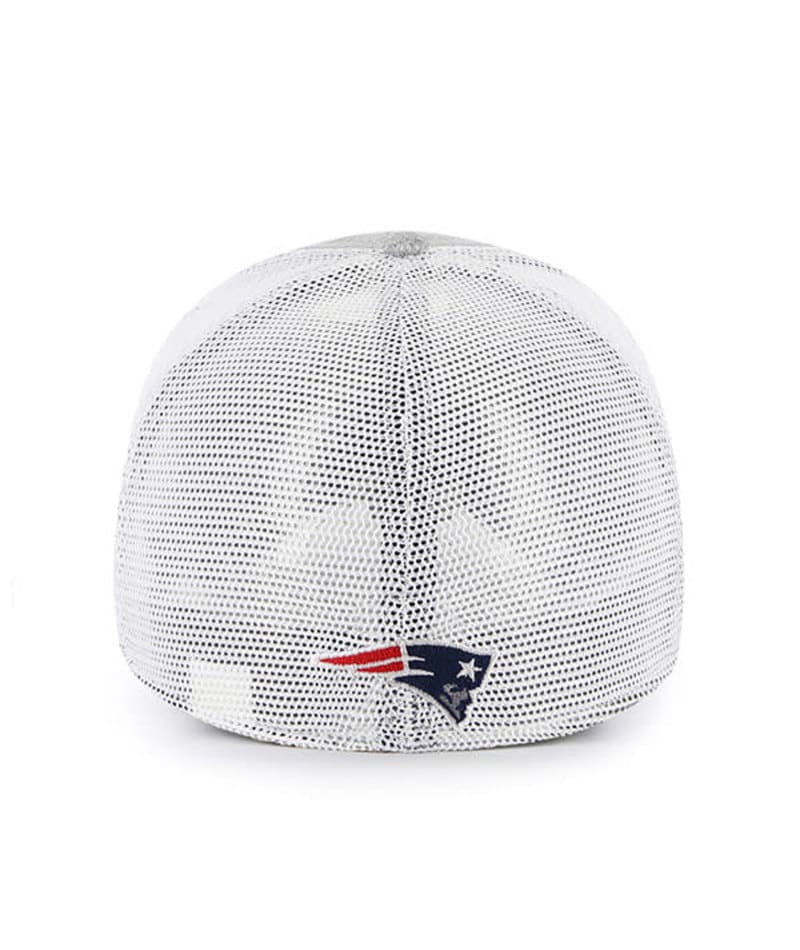 New England Patriots 47 Brand Gray Hitch Contender Stretch Fit Hat - Image 2
