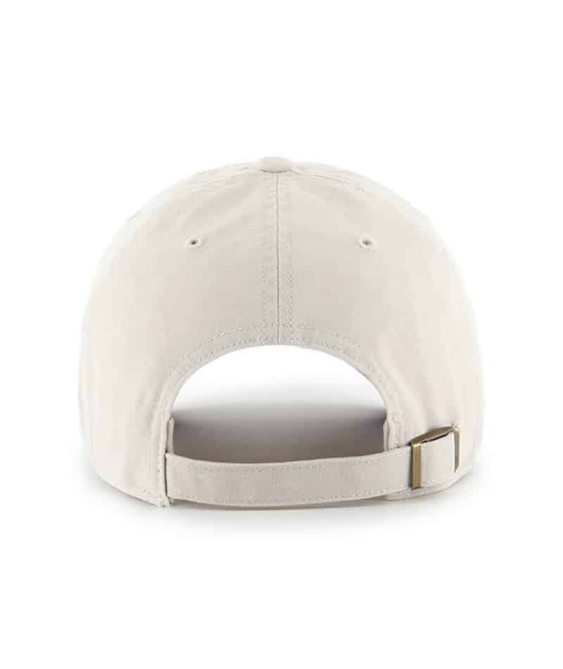 Minnesota Vikings 47 Brand Bone Purple Clean Up Adjustable Hat - Image 2