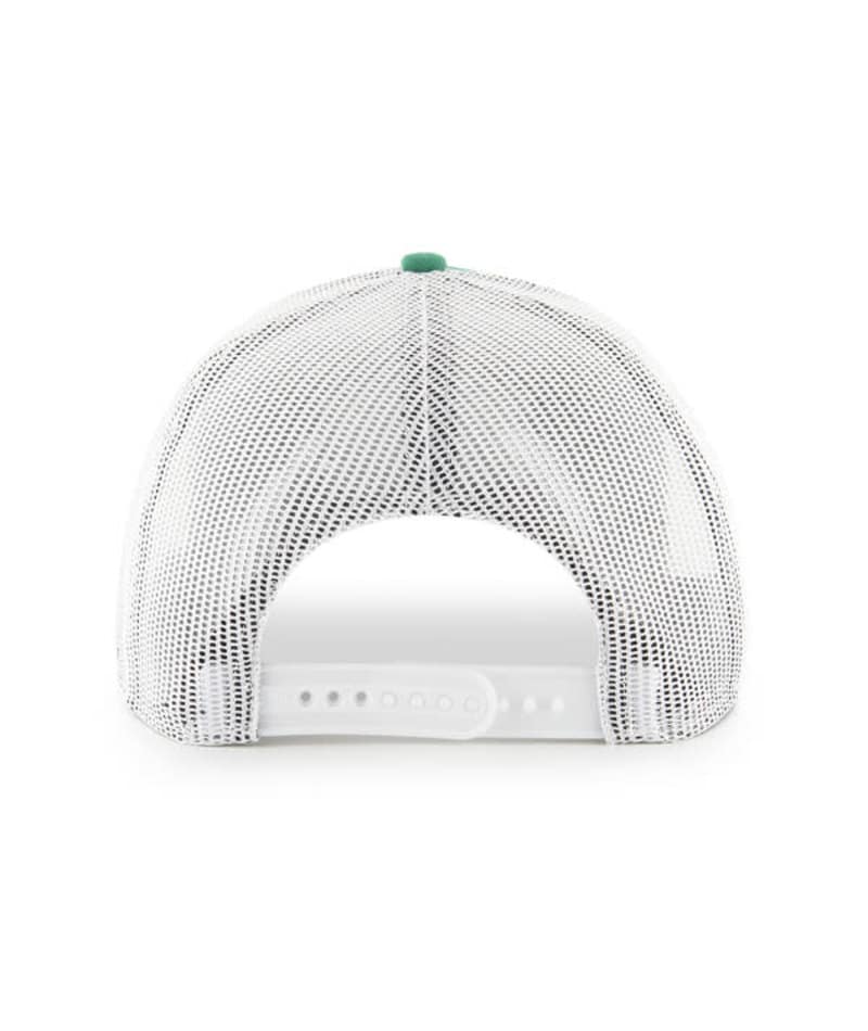 Hartford Whalers 47 Brand Convoy Trucker Vintage Green White Mesh Snapback Hat - Image 2