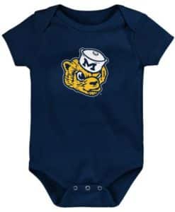 Michigan Wolverines Baby Classic Navy Onesie Creeper