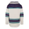 Anaheim Ducks Men’s 47 Brand Vintage Oatmeal Pullover Jersey Hoodie - Image 2