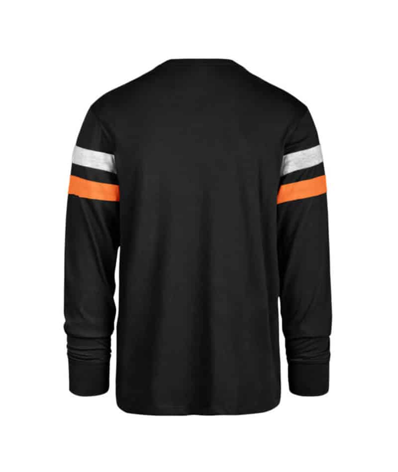 Cincinnati Bengals Men's 47 Brand Flint Black Irving Long Sleeve Shirt - Image 2