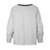 Detroit Tigers 47 Brand Women's Gray Crew Upstage Kennedy Pullover Sweatshirt - Image 2