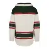 New Jersey Devils Men's 47 Brand Vintage Oatmeal Pullover Jersey Hoodie - Image 2