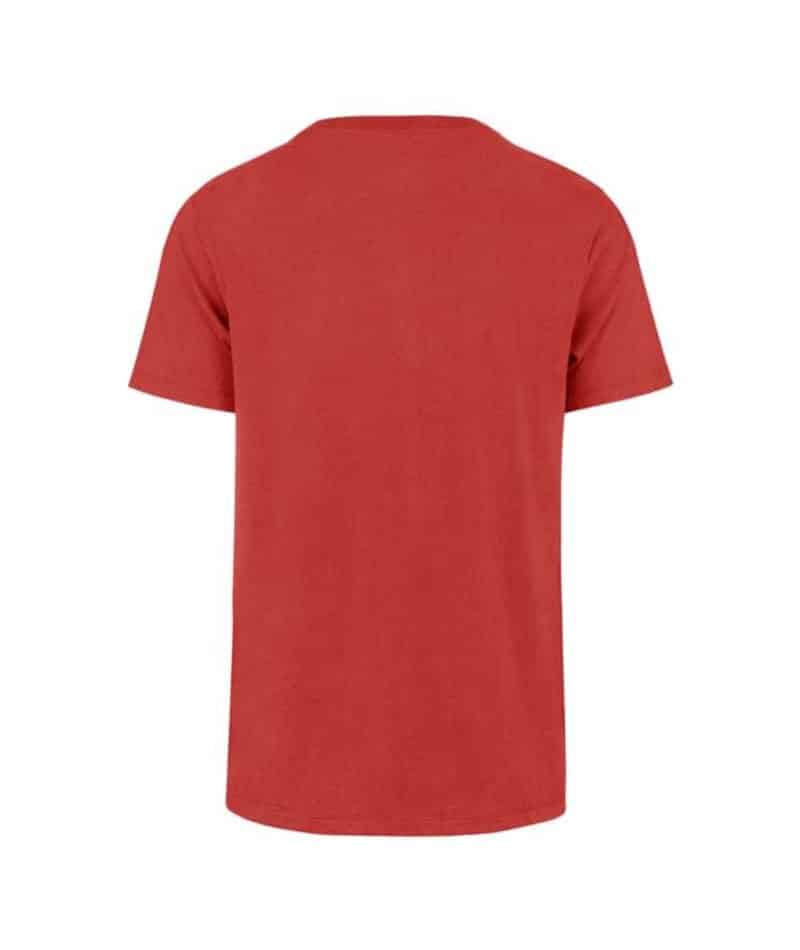 San Francisco 49ers Men's 47 Brand Arch Franklin Racer Red T-Shirt Tee - Image 2