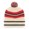 Kansas City Chiefs 47 Brand Hone Patch Natural Cuff Knit Hat - Image 2