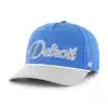 Detroit Lions 47 Brand Blue Raz Overhand Script MVP DV Snapback Hat - Image 3