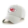 Kansas City Chiefs 47 Brand Gray Clean Up Adjustable Hat