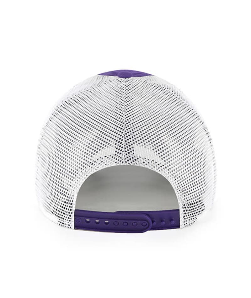 Minnesota Vikings Women's 47 Brand Sparkaloosa Purple Clean Up Mesh Snapback Hat - Image 2
