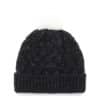 Detroit Red Wings Women's 47 Brand Black Fiona Cuff Knit Hat - Image 2