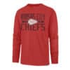 Kansas City Chiefs Men's 47 Brand Red Franklin Long Sleeve T-Shirt Tee