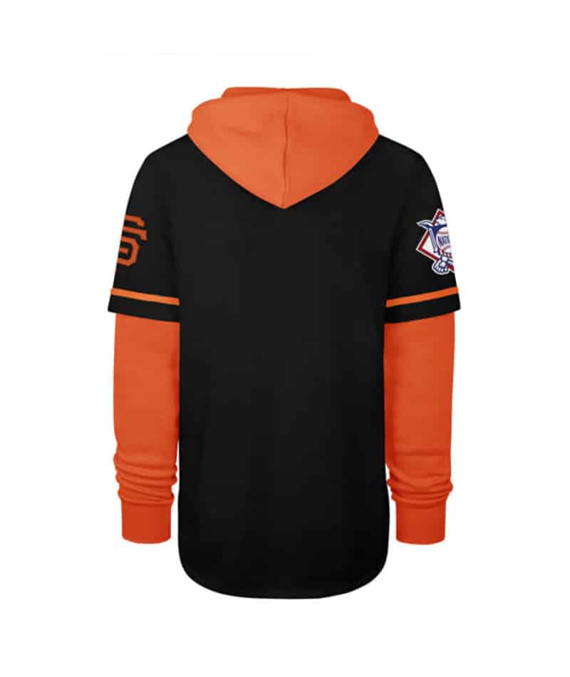 San Francisco Giants Men's 47 Brand Black Shortstop Pullover Hoodie - Image 2