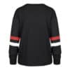 Kansas City Chiefs Women's 47 Brand Black Long Sleeve T-Shirt Tee - Image 2