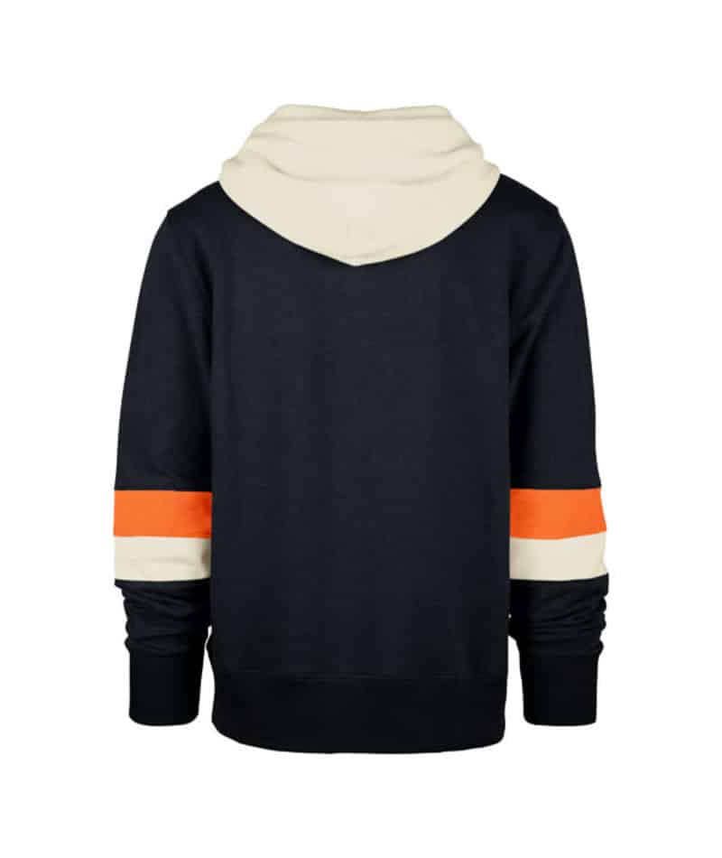 Detroit Tigers Men's 47 Brand Atlas Blue Lennox Pullover Hoodie - Image 2