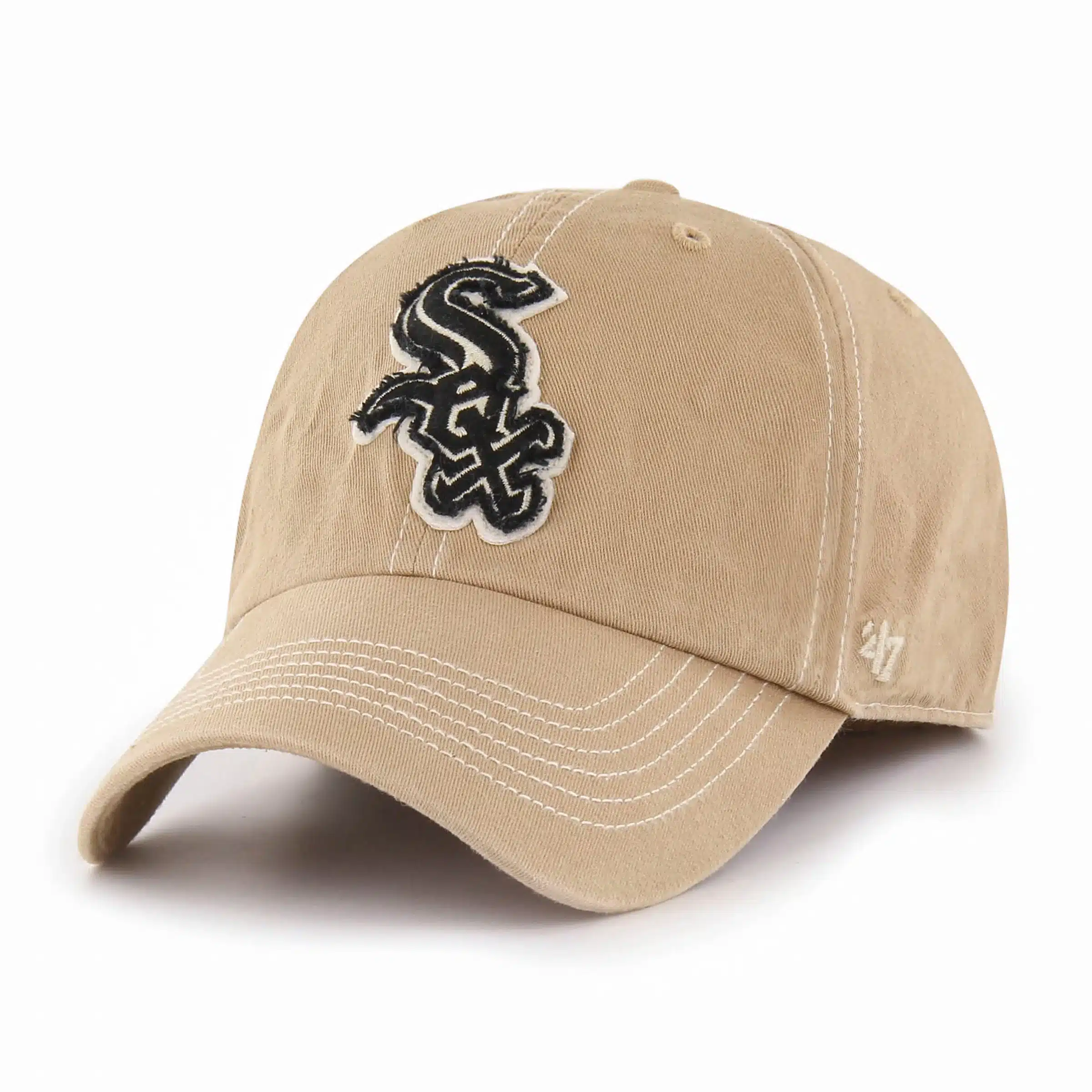 Chicago White Sox 47 Brand Khaki Haven Franchise Fitted Hat