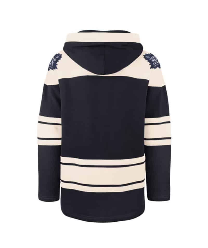 Toronto Maple Leafs Men's 47 Brand Navy Pullover Jersey Hoodie - Image 2