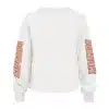Detroit Tigers 47 Brand Women's Sandstone Brush Back Long Sleeve T-Shirt Tee - Image 2
