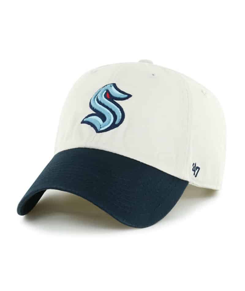 Seattle Kraken 47 Brand Sidestep Bone Clean Up Adjustable Hat - Image 3
