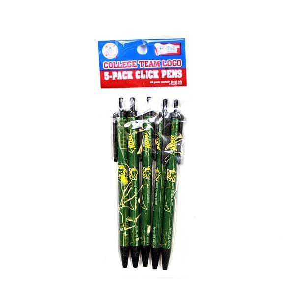 North Dakota State Bison 5 Pack Click Pens