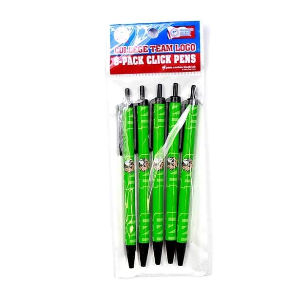 North Dakota Fighting Hawks 5 Pack Click Pens