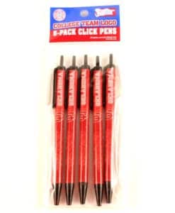 Oklahoma Sooners 5 Pack Click Pens