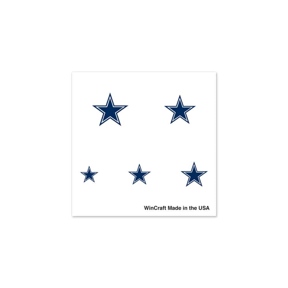Dallas Cowboys Fingernail Tattoo