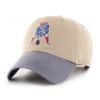 New England Patriots 47 Brand Legacy Khaki Ashford Clean Up Snapback Hat - Image 3