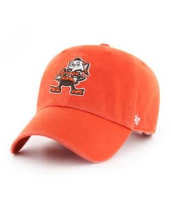 Cleveland Browns 47 Brand Legacy Orange Clean Up Adjustable Hat